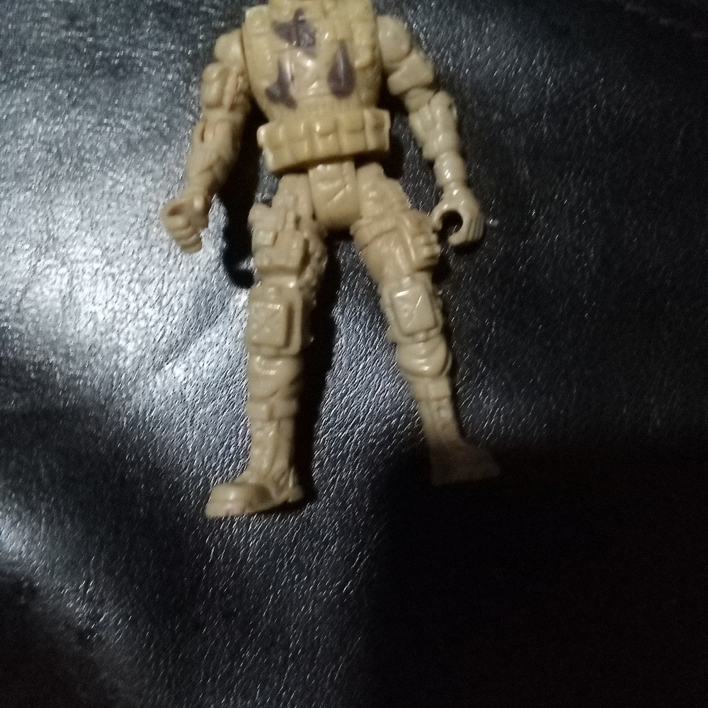 Figure military soldier ready for battle